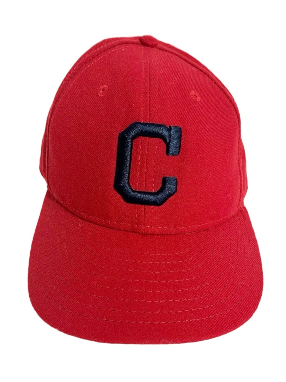 New Era 59Fifty Hat MLB Cleveland Indians Guardians 7 3/4 Fitted Baseball Cap🔴⚫️